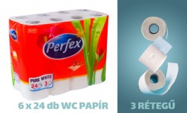 6x24db 3 r. PERFEX WC-papír 