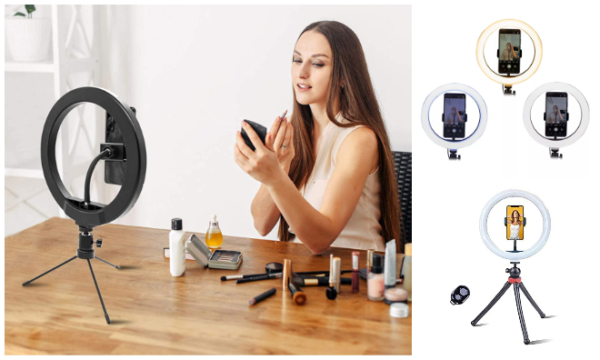 Szelfi ring light LED körlámpa
