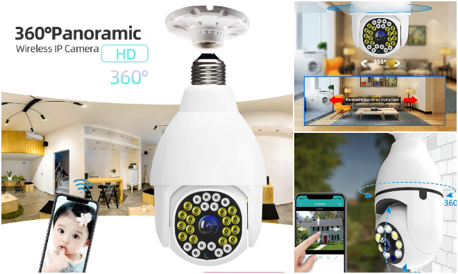 Wifi Smart HD megfigyelő kamera