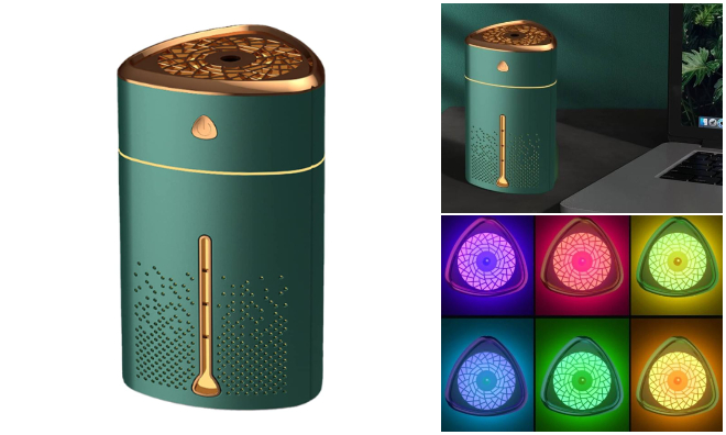 Elegáns Aroma Diffúzor 7 színű LED 