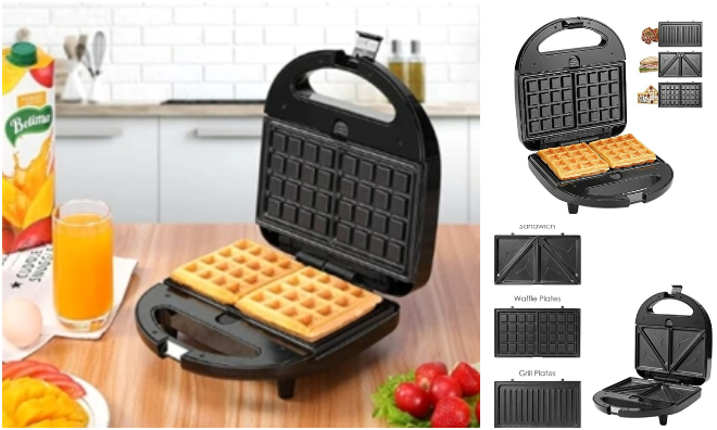 3in1 - szendvics- és gofrisütő 750W