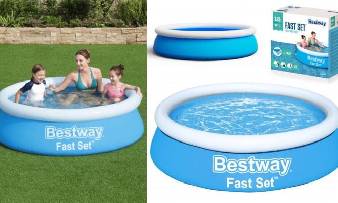 Bestway puhafalú medence