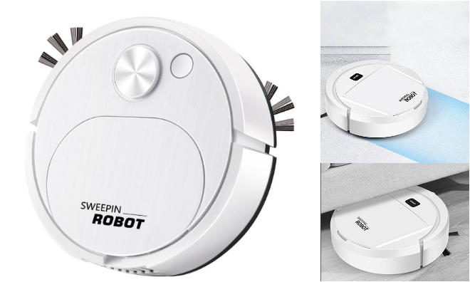 Automatic Sweeping robot fehér