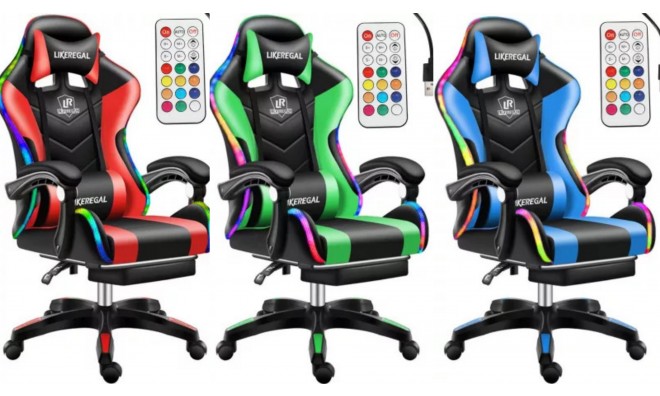 920 LED masszázs gamer szék