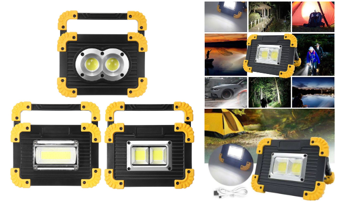 20W Trial led lámpa akkus reflektor