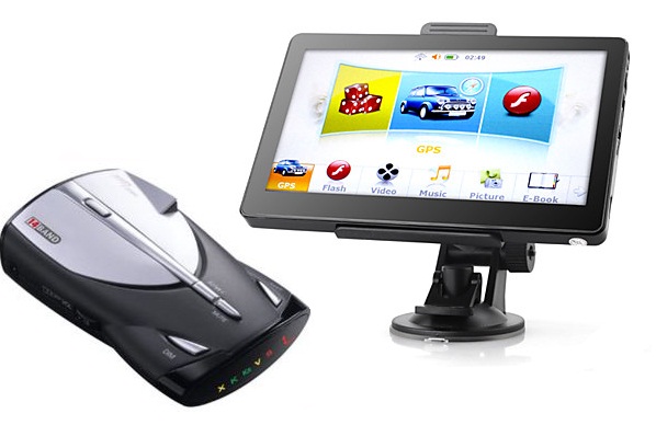 7'' GPS + Traffipax figyelő