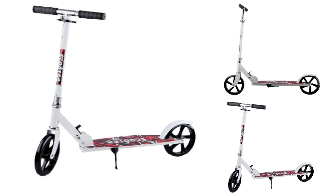 Összecsukható roller nagy kerekes