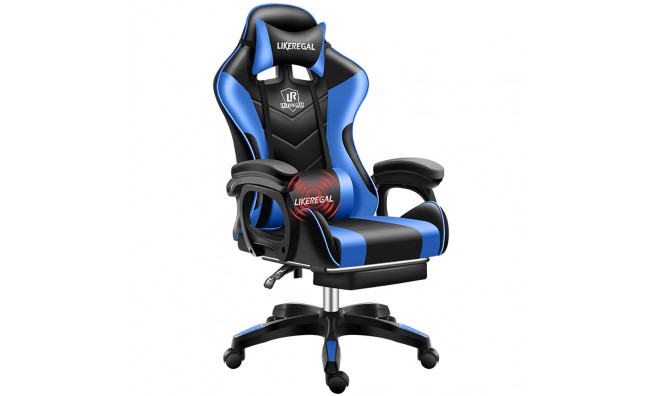 Masszázs Gamer Szék lábtartóval 4