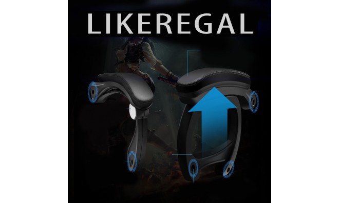 Masszázs Gamer Szék lábtartóval 8