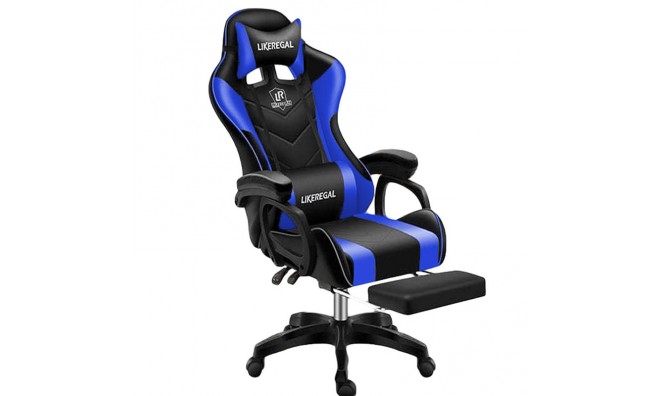 Masszázs Gamer Szék lábtartóval