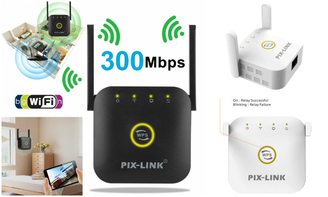 Pix-Link WPS wifi jelerősítő