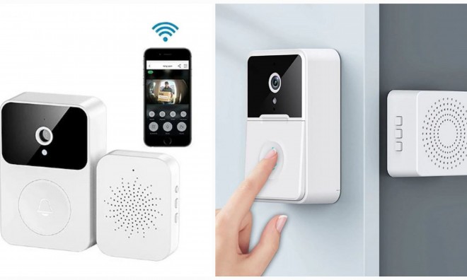 SmartCom Okos kapucsengő,fehér