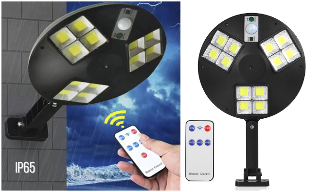 144 LED 60W napelemes lámpa
