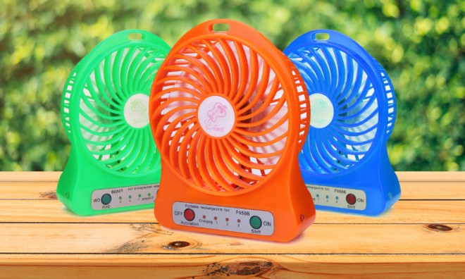 Hordozható akkus ventilátor