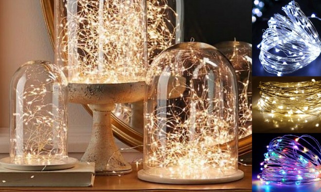 100LED-es microLED fényfüzér