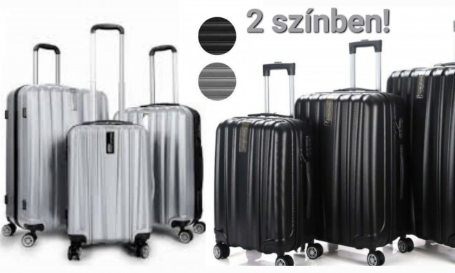 3 RÉSZES KEMÉNYFALÚ BŐRÖND SZETT