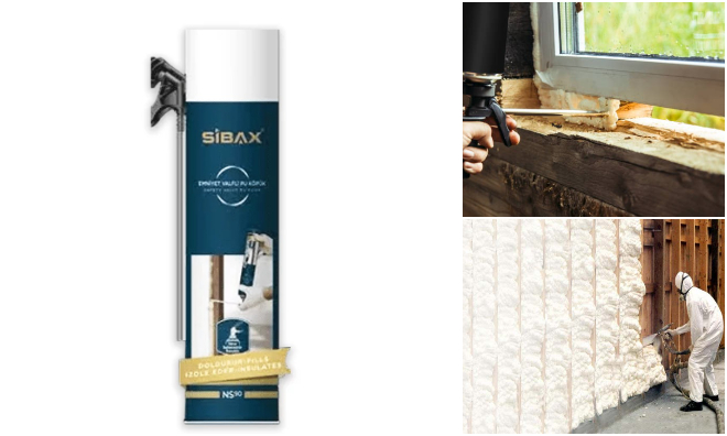 Sibax poliuretán hab 600 gr NS66