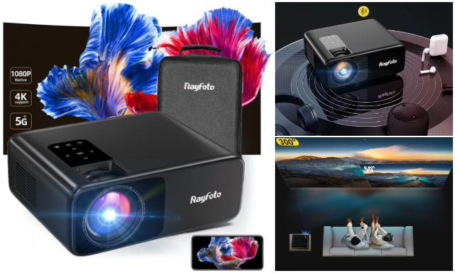 4K wifi-s projektor 9500 lumen
