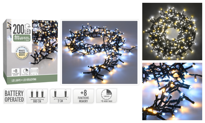 200 LED-es BOA fényfüzér