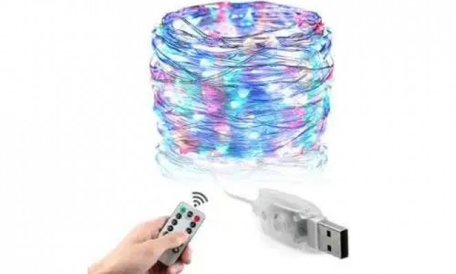 Usb LED karácsonyi fényfüzér 10m