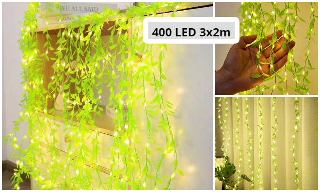Fagyöngy füzér 400 Led-es 3x2m