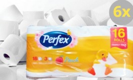 PERFEX 6x16 db WC papír GIGAPACK