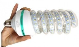 24W LED SPIRÁL fénycső E27 foglalat
