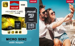 64GB Maxell MicroSDXC Memóriakártya