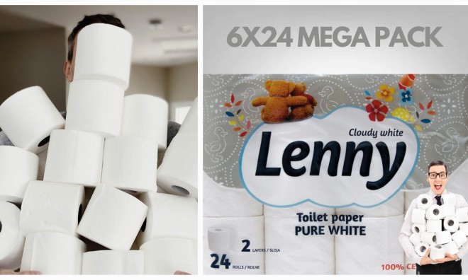 Lenny 6x24 WC-papír MEGA PACK 2 r.