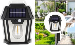 Kültéri napelemes design lámpa