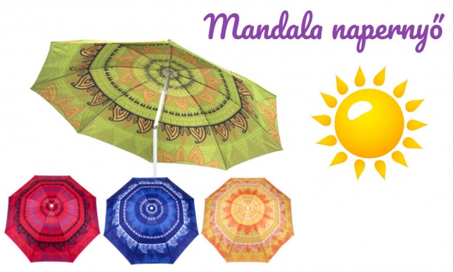 Mandala dönthető napernyő
