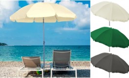 Strand napernyő - 180 cm 3 színben