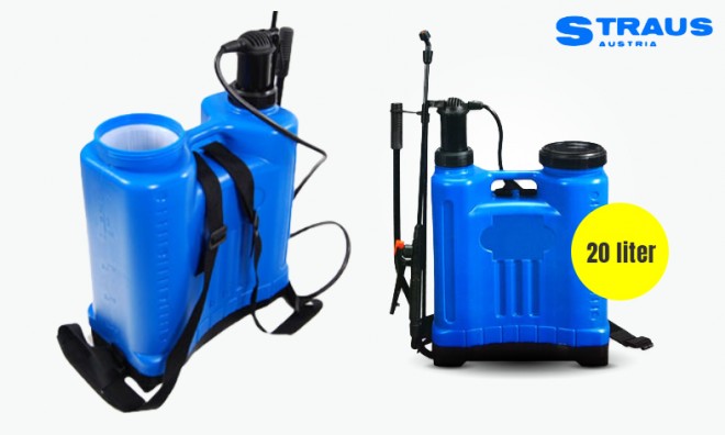 Straus háti permetező 20L  2