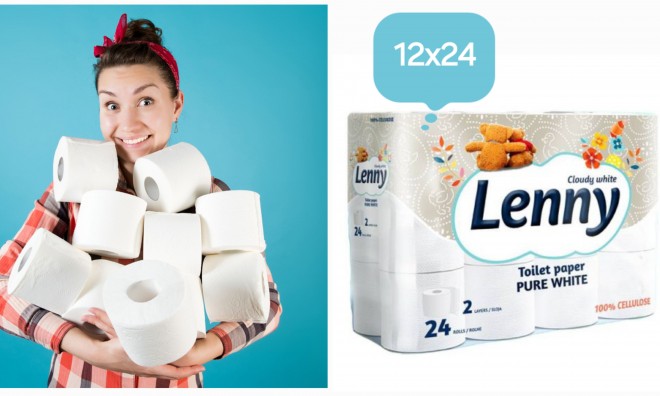 Lenny 12x24 WC-papír MEGA PACK