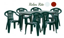 RelaxRite 6+1 kerti bútor garnitúra