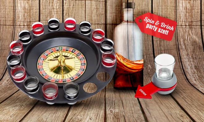 Spin and Drink party szett