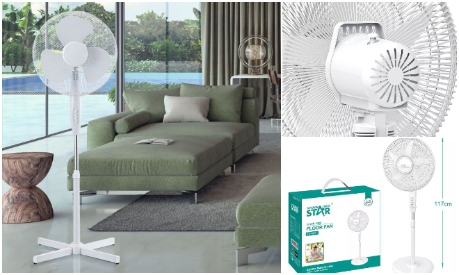 Álló ventilátor - 40W - fehér