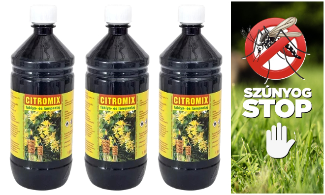 3x1L Citromix szúnyogriasztó olaj