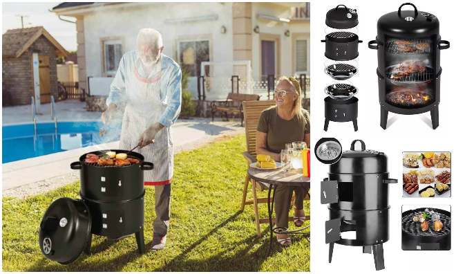 3 in 1 BBQ Smoker