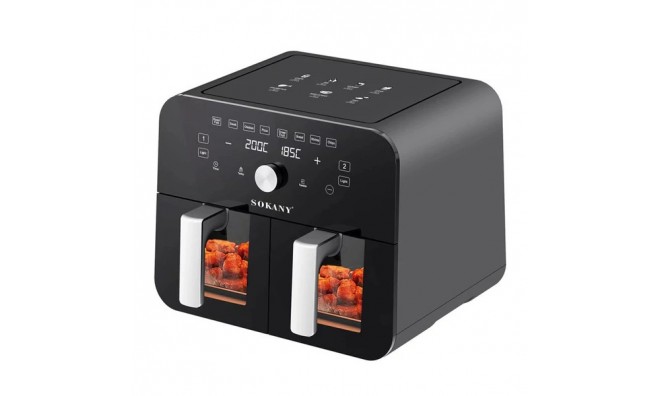 SOKANY 10L Dupla Kosaras Air Fryer