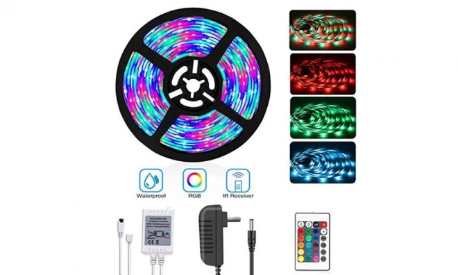 4 db-os szett RGB LED szalag 