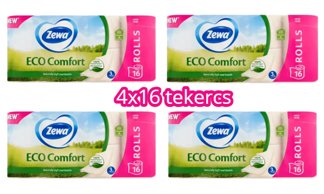 4x16 Zewa Eco Comfort WC papír