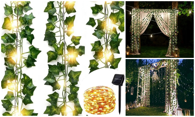 100 LED mű borostyán girland, 10 m