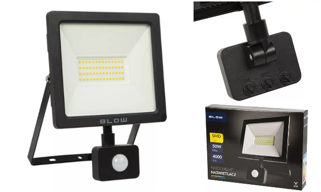 Mozgásérzékelős SMD LED Reflektor