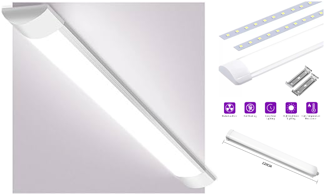 120W LED fénycső, 120 cm, 4500K