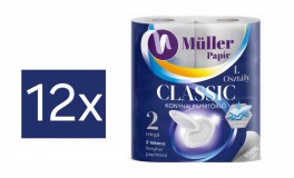 12x2 tek. Müller Classic papírtörlő