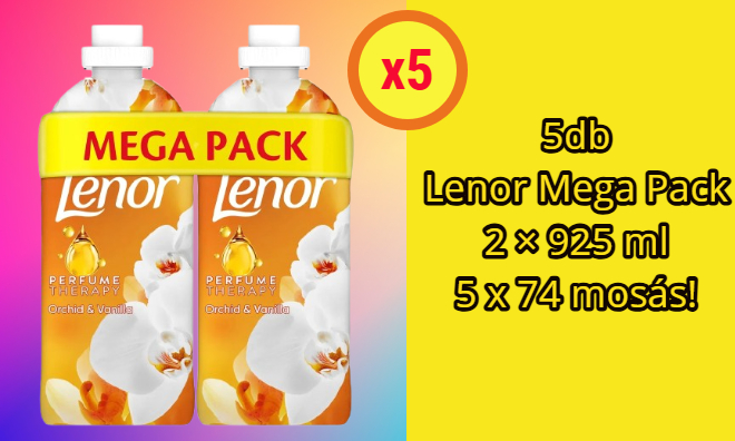 5db LENOR Orchidea (5 × 1850 ml)