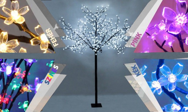 Xmas LED sakura fa 120 cm