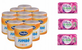 12 db PERFEX JUMBO PAPÍRTÖRLŐ