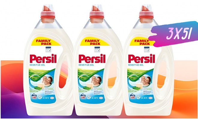 Persil Sensitive Mosógél 3x5L Pack